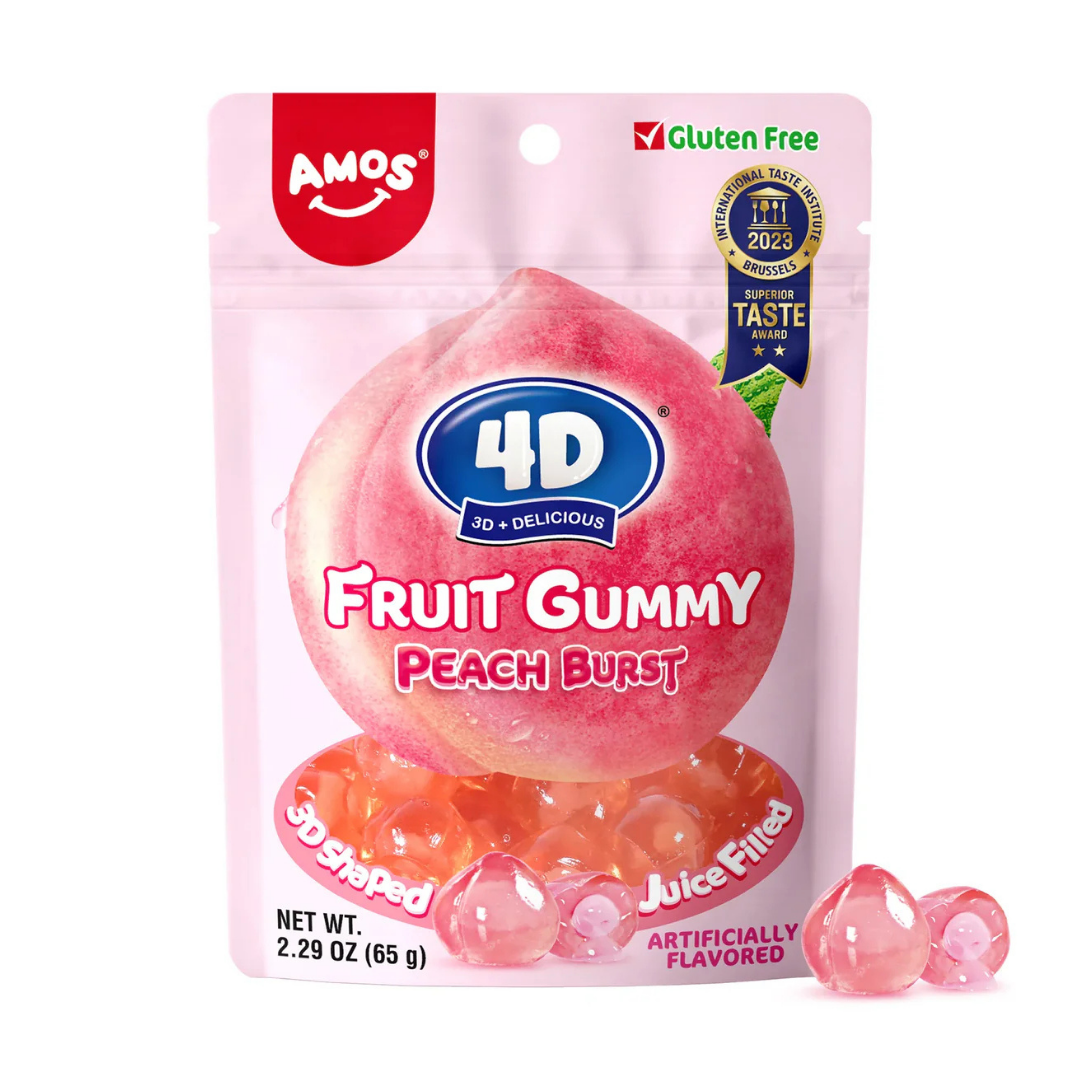 4D Fruit Gummy Peach
