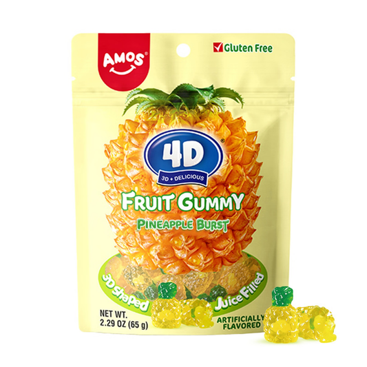 4D Fruit Gummy Pineapple
