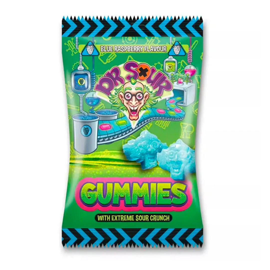 Dr Sour Gummies Blue Rasberry